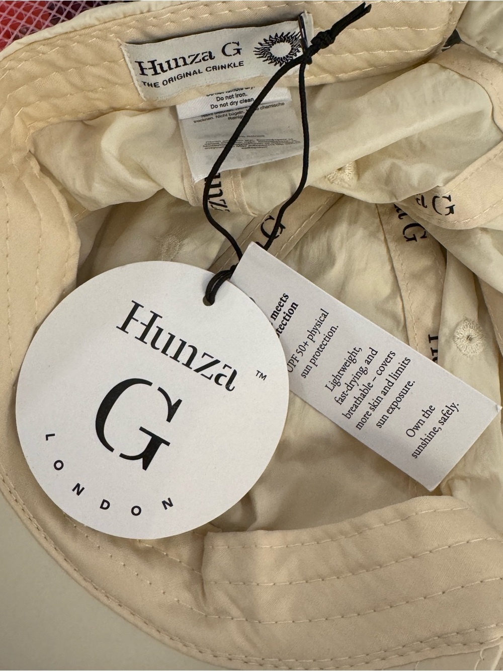 Hunza G Baseball Cap UPF 50+ - Picture 3 of 3